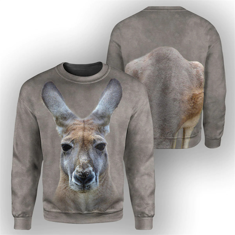 3D Printing Rabbit - Sudadera con estampado 3D de conejo,