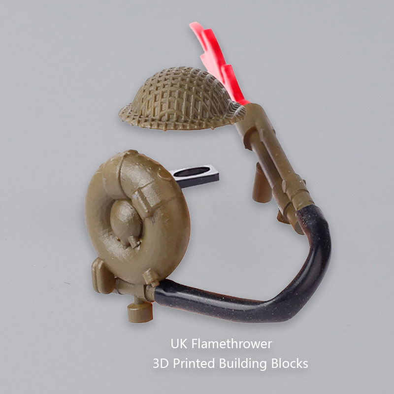 3D Printing Lego Bricks - MOC WW2-Kit de bloques de construcción