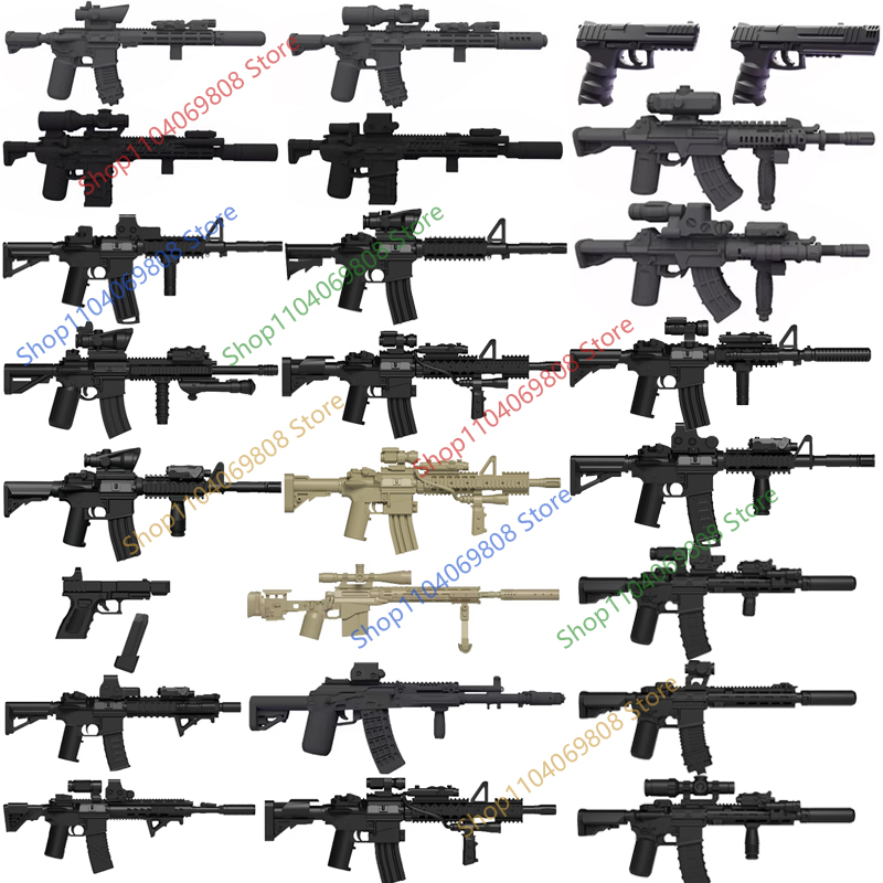 3D Printing Lego Bricks - Figuras de soldados militares, accesorios para