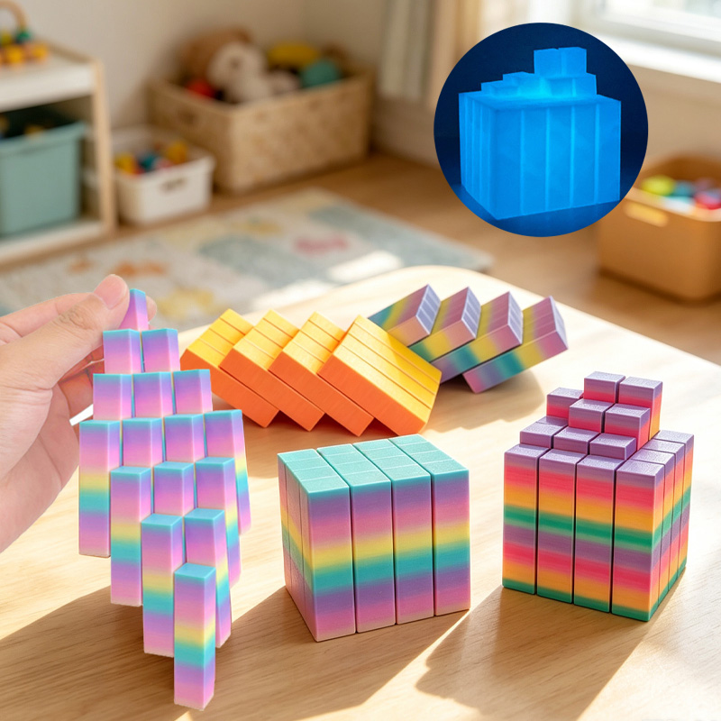 3D Printing Liquid - Cubo Cuadrado de Flujo Líquido Deformable