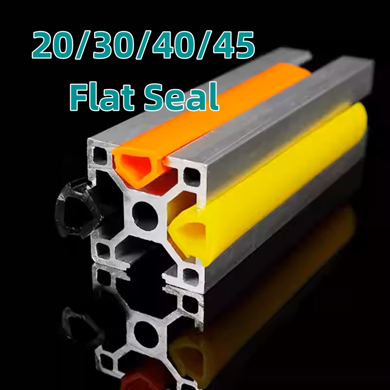 V Slot Aluminum Extrusion - Sello plano de 10 metros, 6mm/8mm/10mm