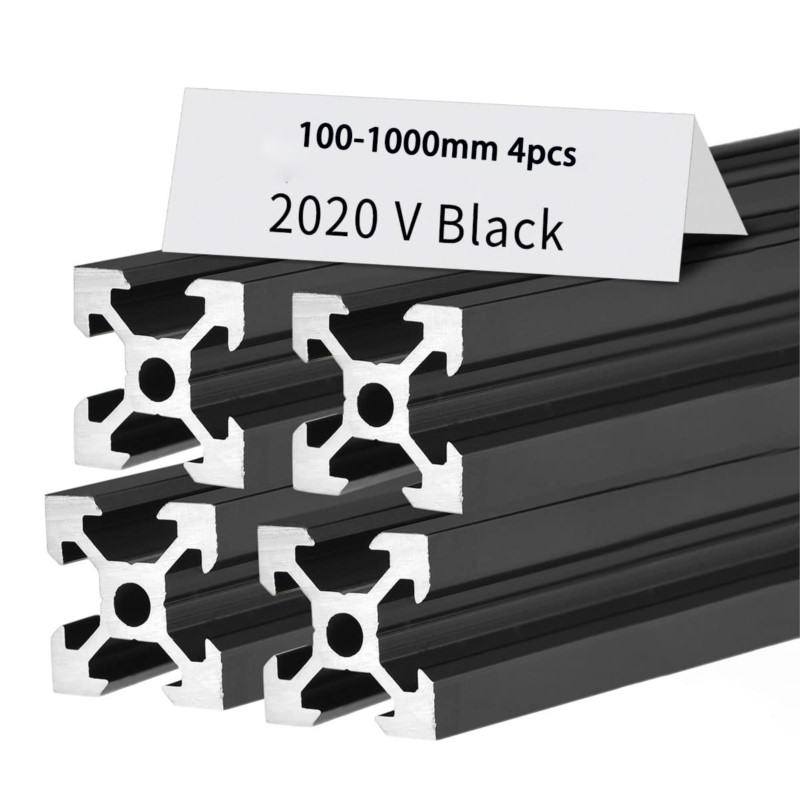 V Slot Aluminum Extrusion - 1/4 Uds 2020 V-slot 2020V estándar