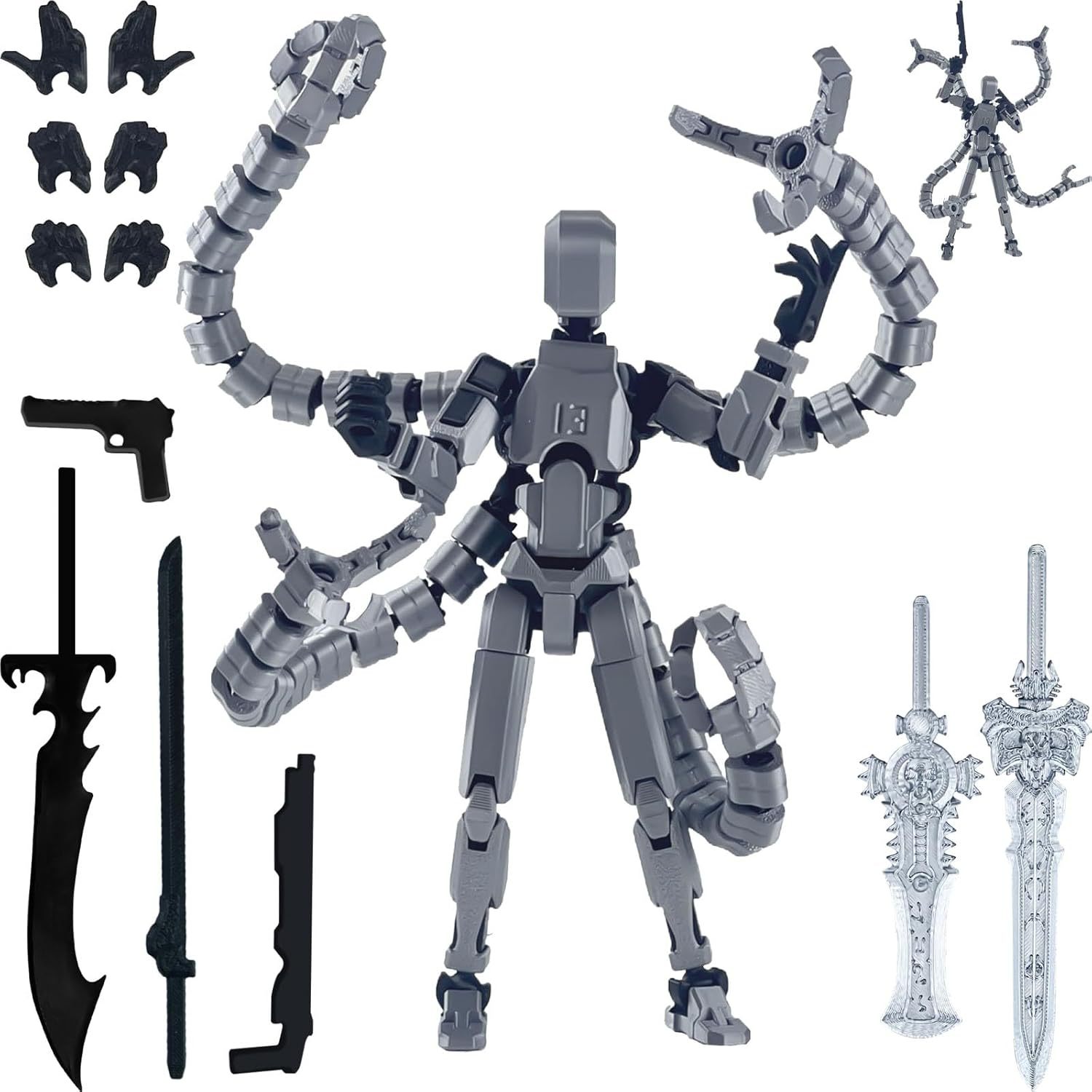 3D Printing Titanium - Figura de Acción T13 Impresa en