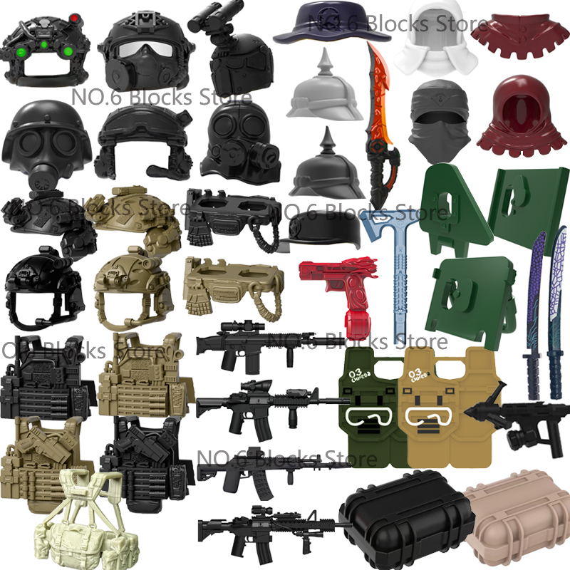 3D Printing Lego Bricks - Accesorio para Figuras Militares, Bloques de