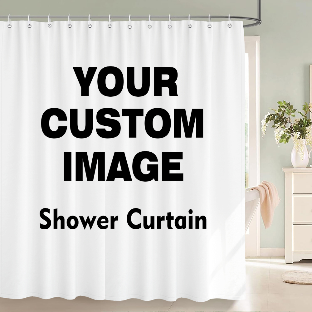 3D Printing Foto - Cortina de ducha personalizada para baño,