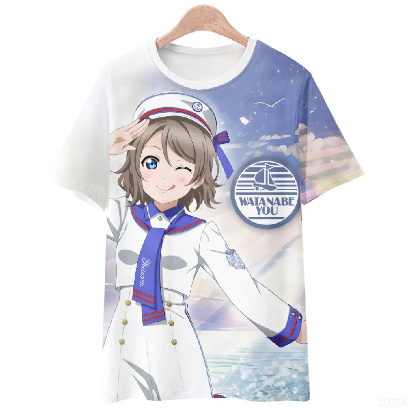 3D Printing Kpop - Nueva camiseta de manga corta cómoda