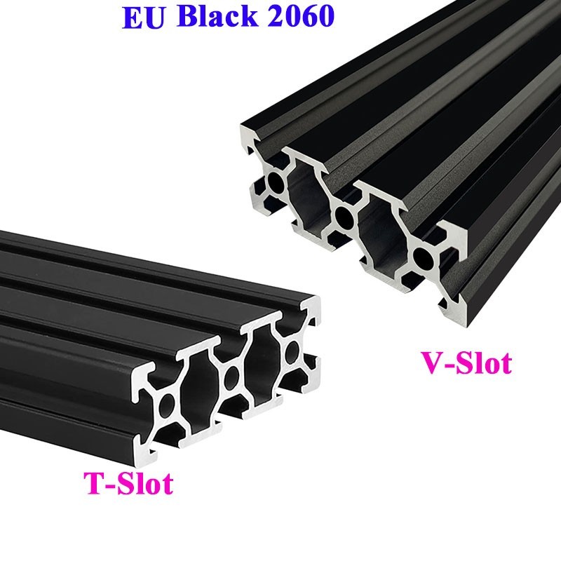 Perfil de aluminio negro, ranu - V Slot Aluminum Extrusion reseña y precio