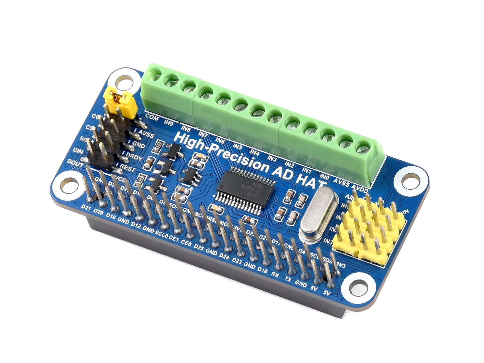Waveshare AD HAT de alta preci - Raspberry Pi 3D Print reseña y precio