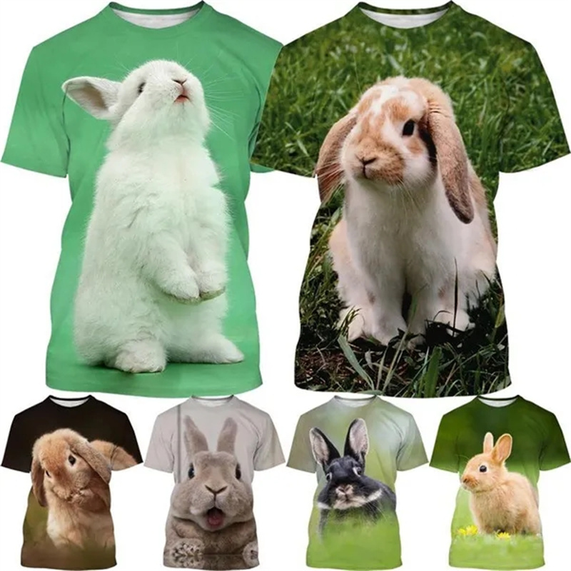 Camisetas con estampado de dib - 3D Printing Rabbit reseña y precio