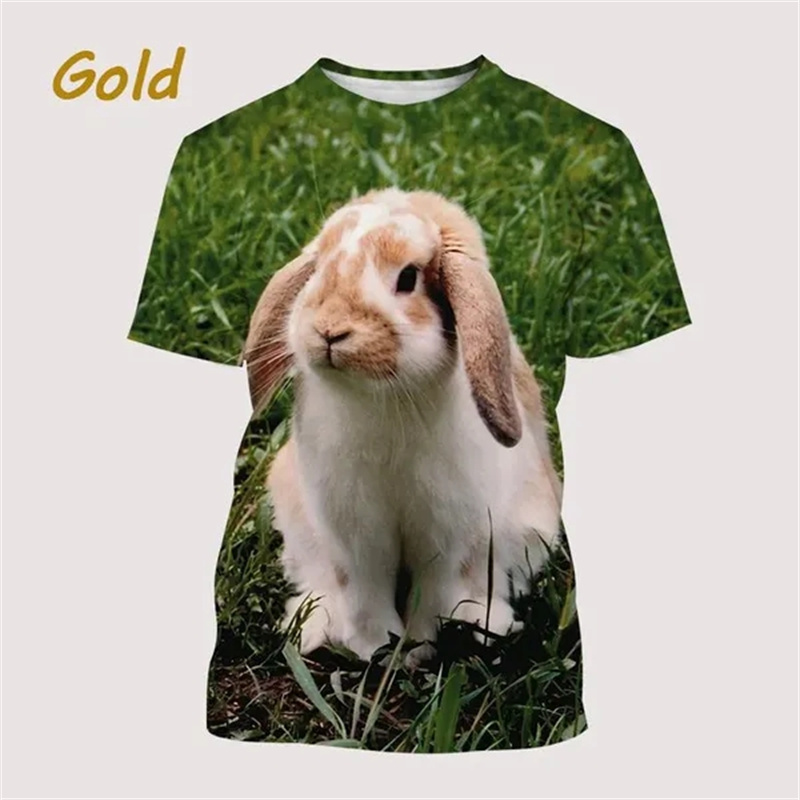 Camisetas con estampado de dib - 3D Printing Rabbit reseña y precio