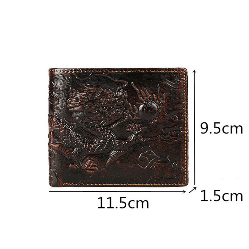 Cartera corta de cuero genuino - 3D Printing Foto reseña y precio