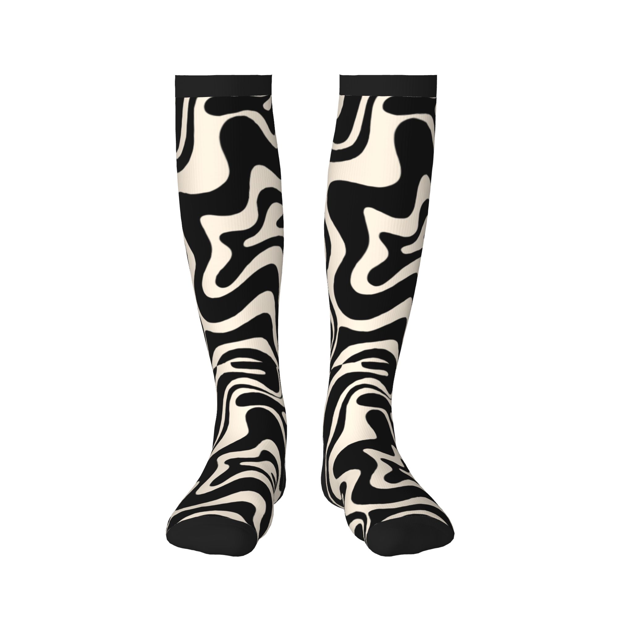 Calcetines con estampado abstr - 3D Printing Liquid reseña y precio