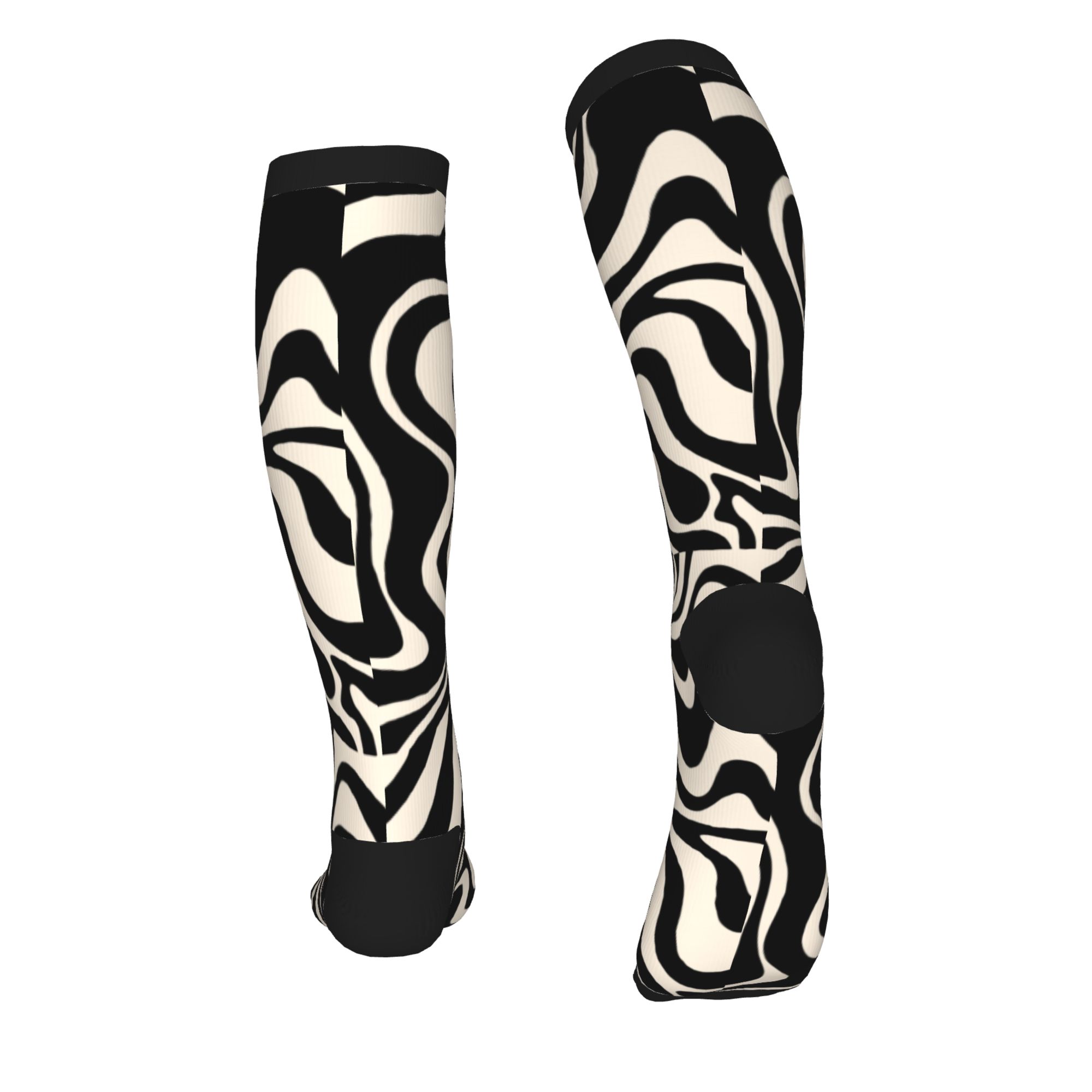 Calcetines con estampado abstr - 3D Printing Liquid reseña y precio