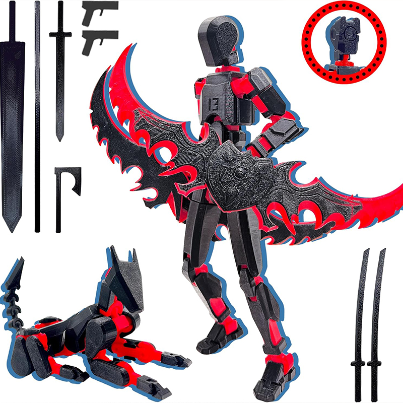 Figura de Acción 3D T13 Ensamb - 3D Printing Titanium reseña y precio