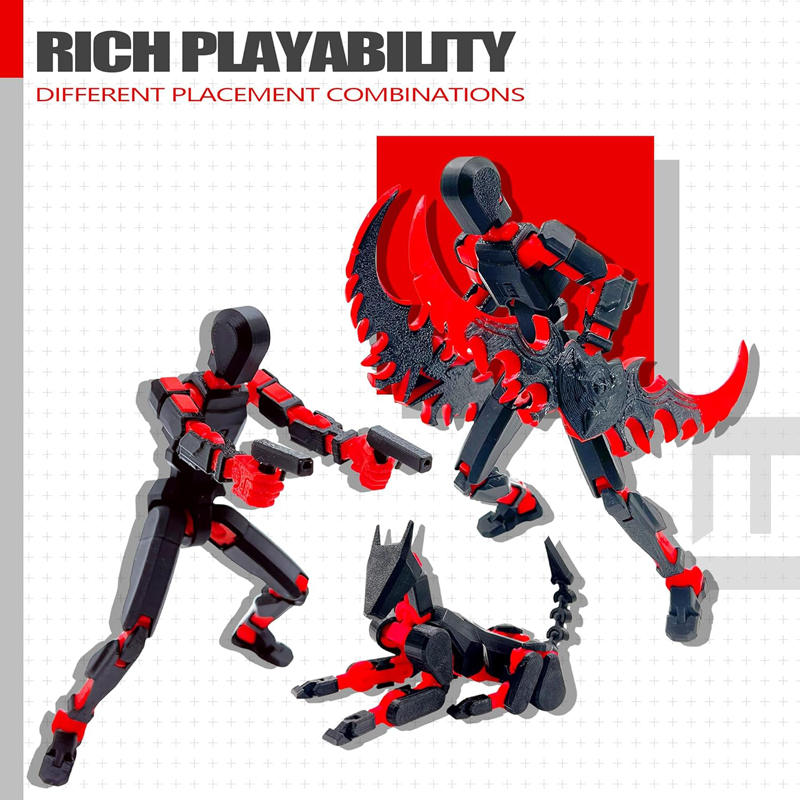 Figura de Acción 3D T13 Ensamb - 3D Printing Titanium reseña y precio