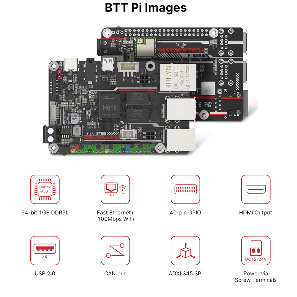 Placa BIGTREETECH PI V1.2 de 6 - Raspberry Pi 3D Print reseña y precio