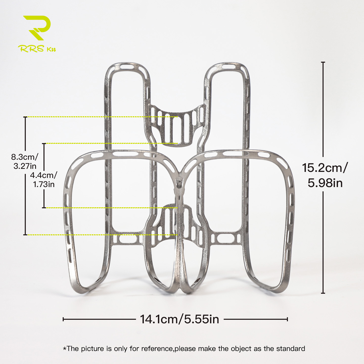 RRSKIT Portabidones doble de a - 3D Printing Titanium reseña y precio