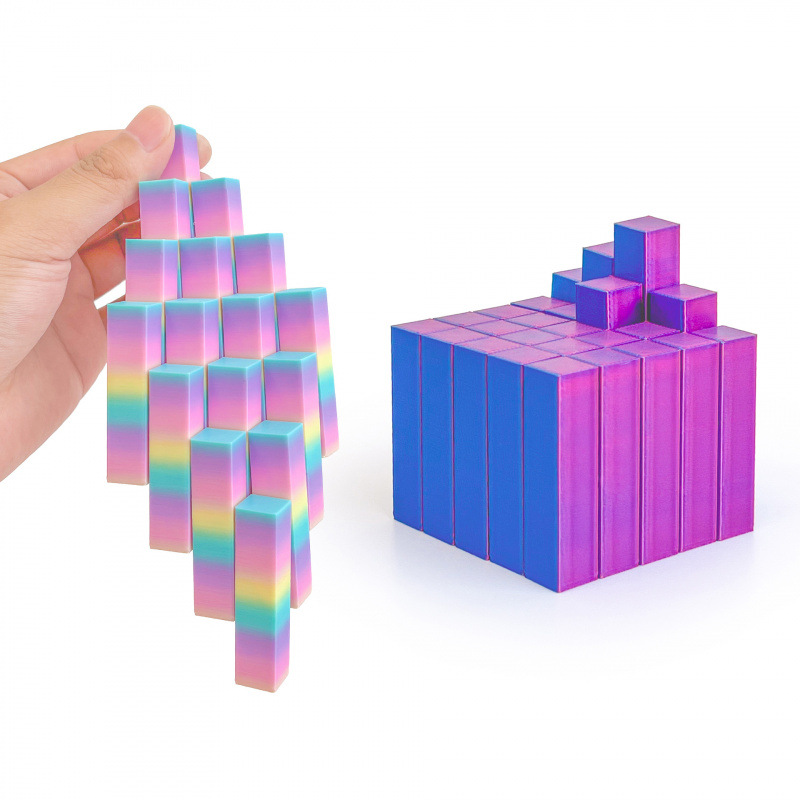 Cubo Cuadrado de Flujo Líquido - 3D Printing Liquid reseña y precio