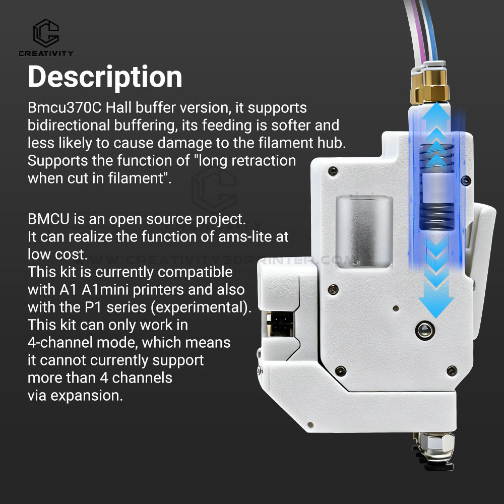 Alimentador BMCU de impresión  - 3D Printing Output reseña y precio