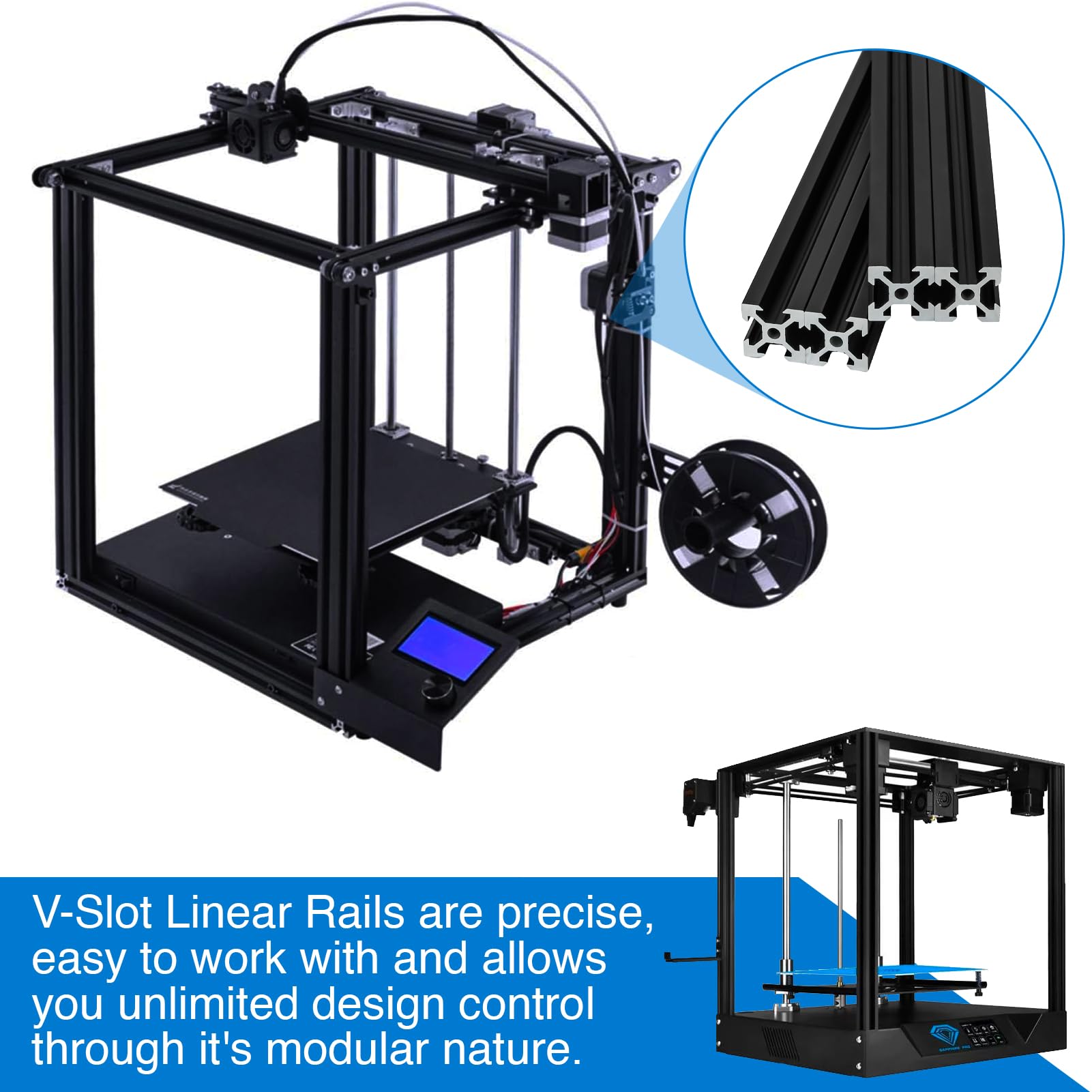 Extrusiones de aluminio con ra - V Slot Aluminum Extrusion reseña y precio