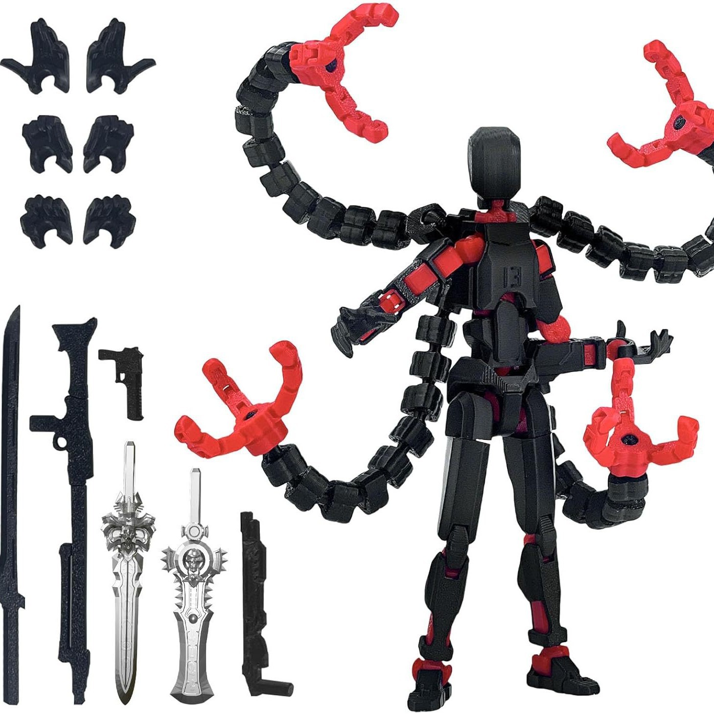 Figura de Acción T13 Impresa e - 3D Printing Titanium reseña y precio