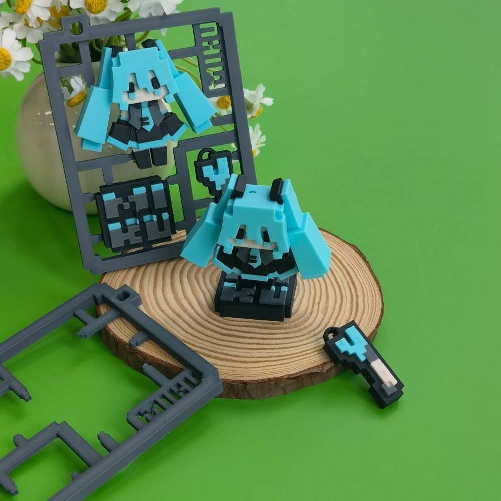 Modelo semiensamblado de Hatsu - 3D Printing Model reseña y precio