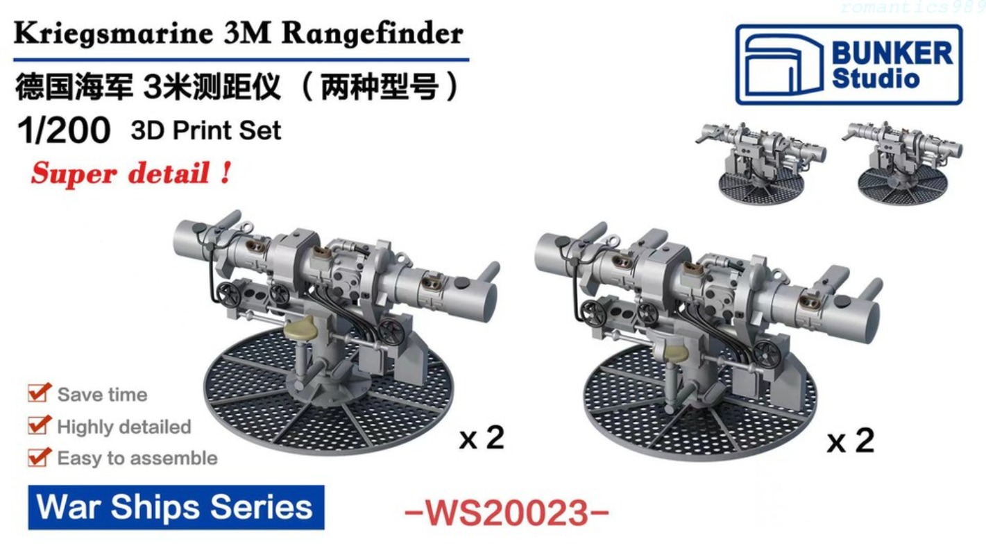 BUNKER Studio WS20023 1/200 Kr - 3D Printing Nyc reseña y precio