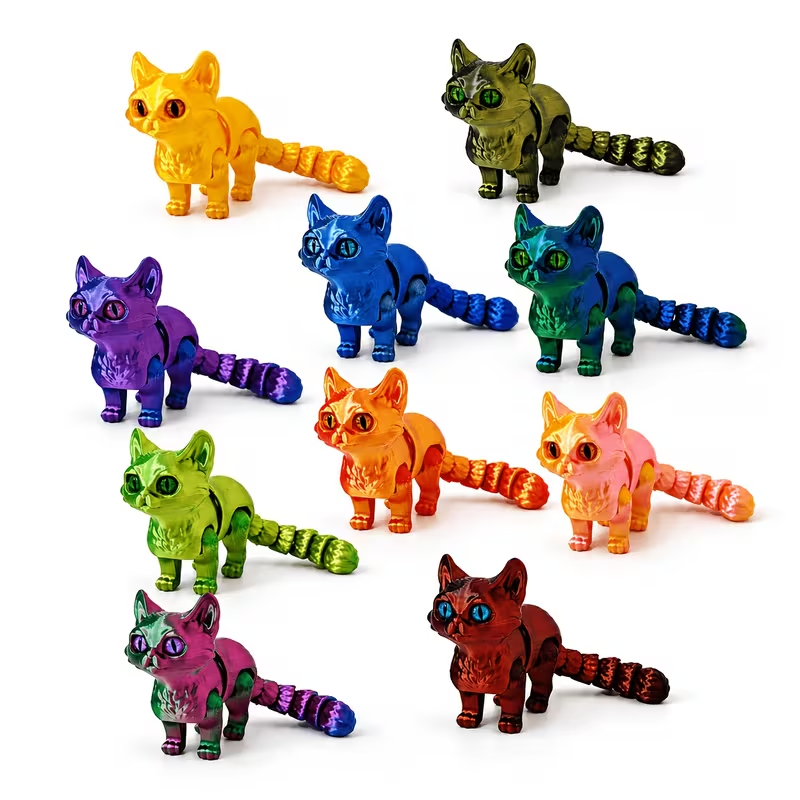 Figura de Gato de Dibujos Anim - 3D Printing Use reseña y precio