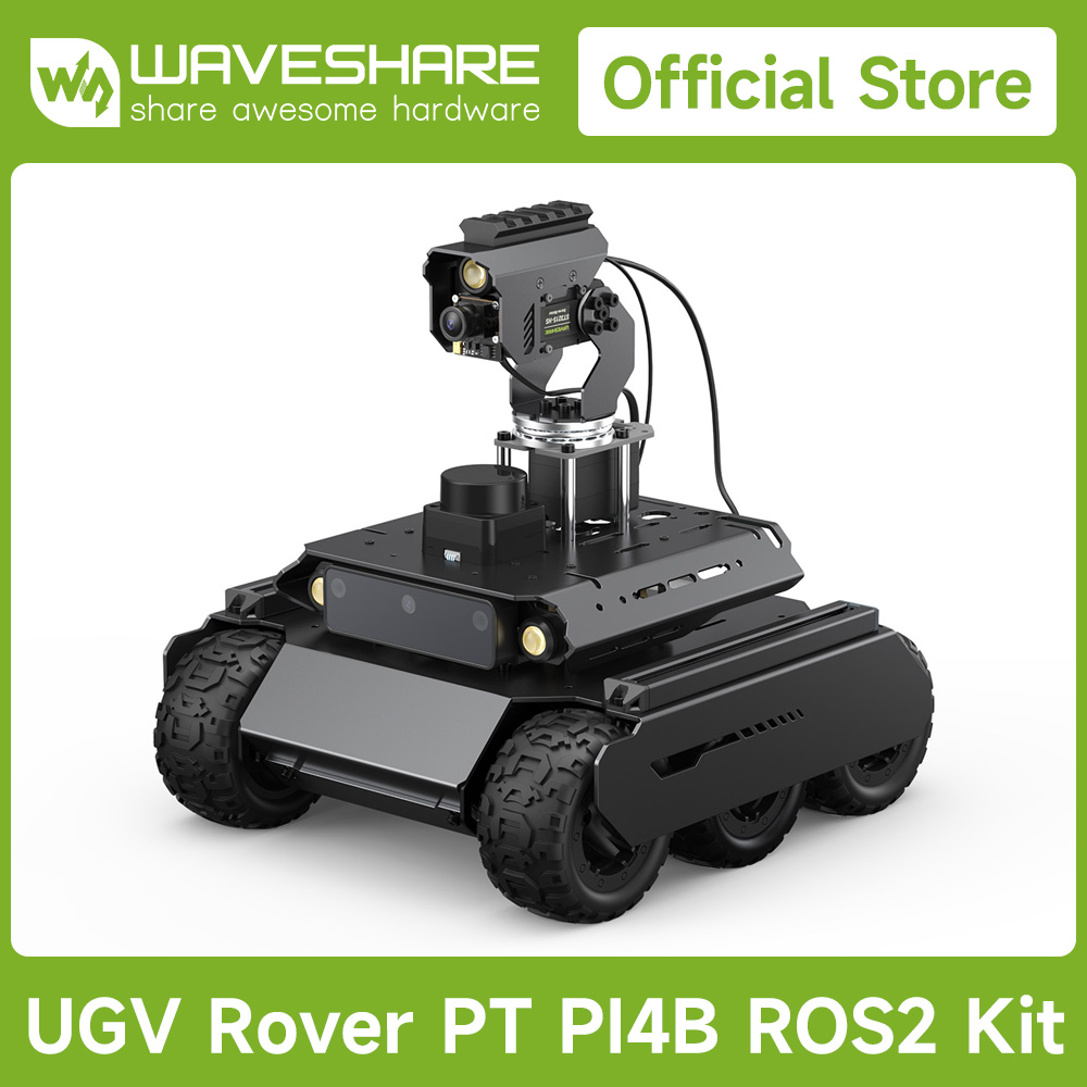 Waveshare Rover ROS 2 Robot 4W - Raspberry Pi 3D Print reseña y precio