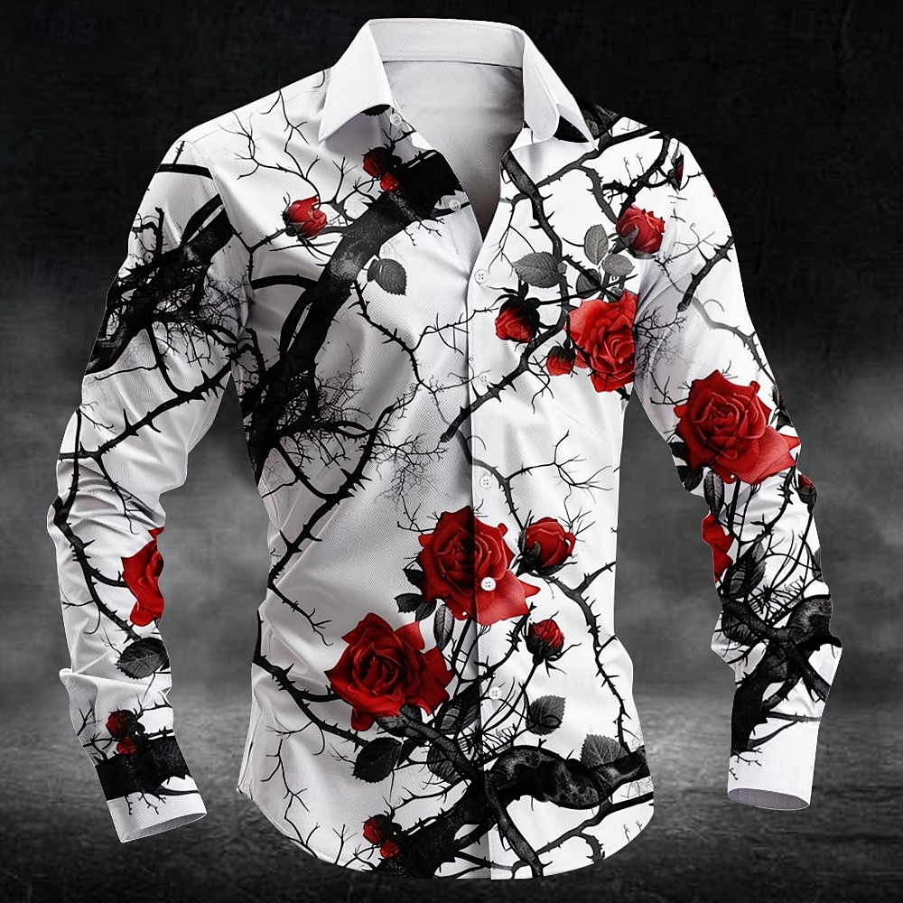 Camisas de manga larga con est - 3D Printing Kpop reseña y precio