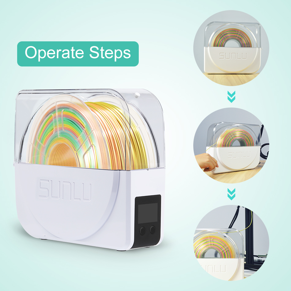 Secador de filamentos SUNLU S1 - 3D Printing Output reseña y precio